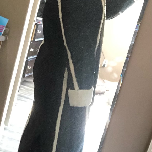 Le cheateau faux fur hooded trench coat - Picture 4 of 4